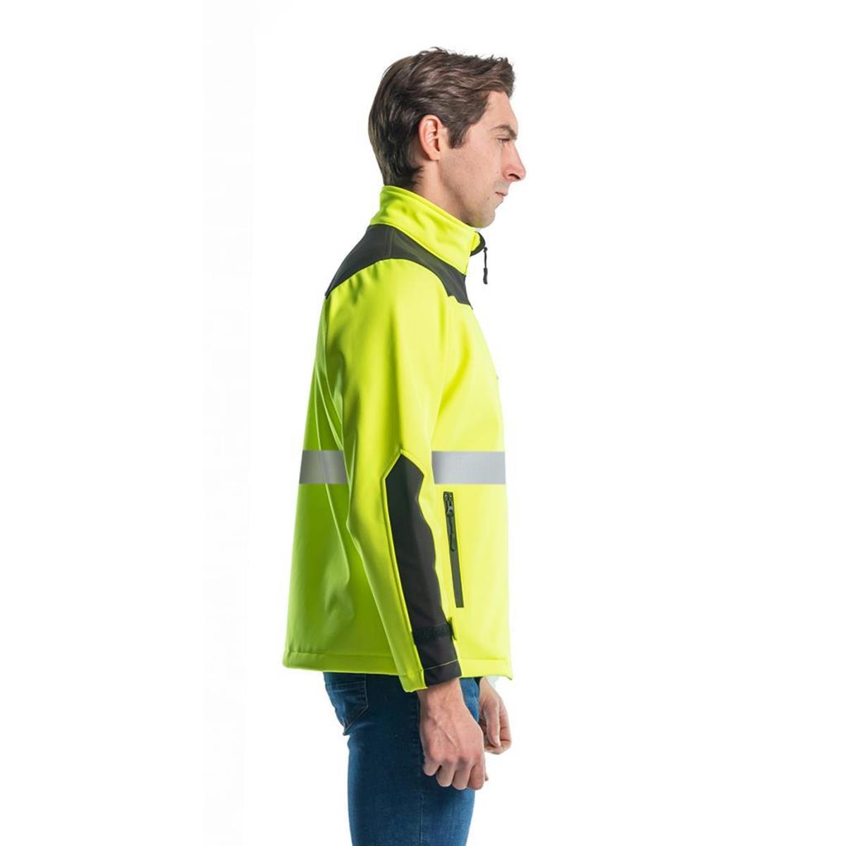 Reflektörlü Softshell Mont