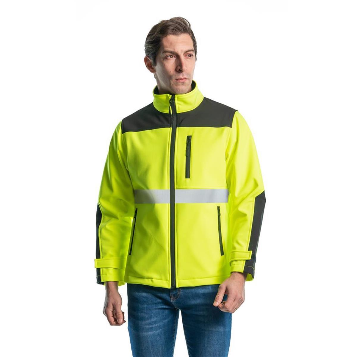 Reflektörlü Softshell Mont
